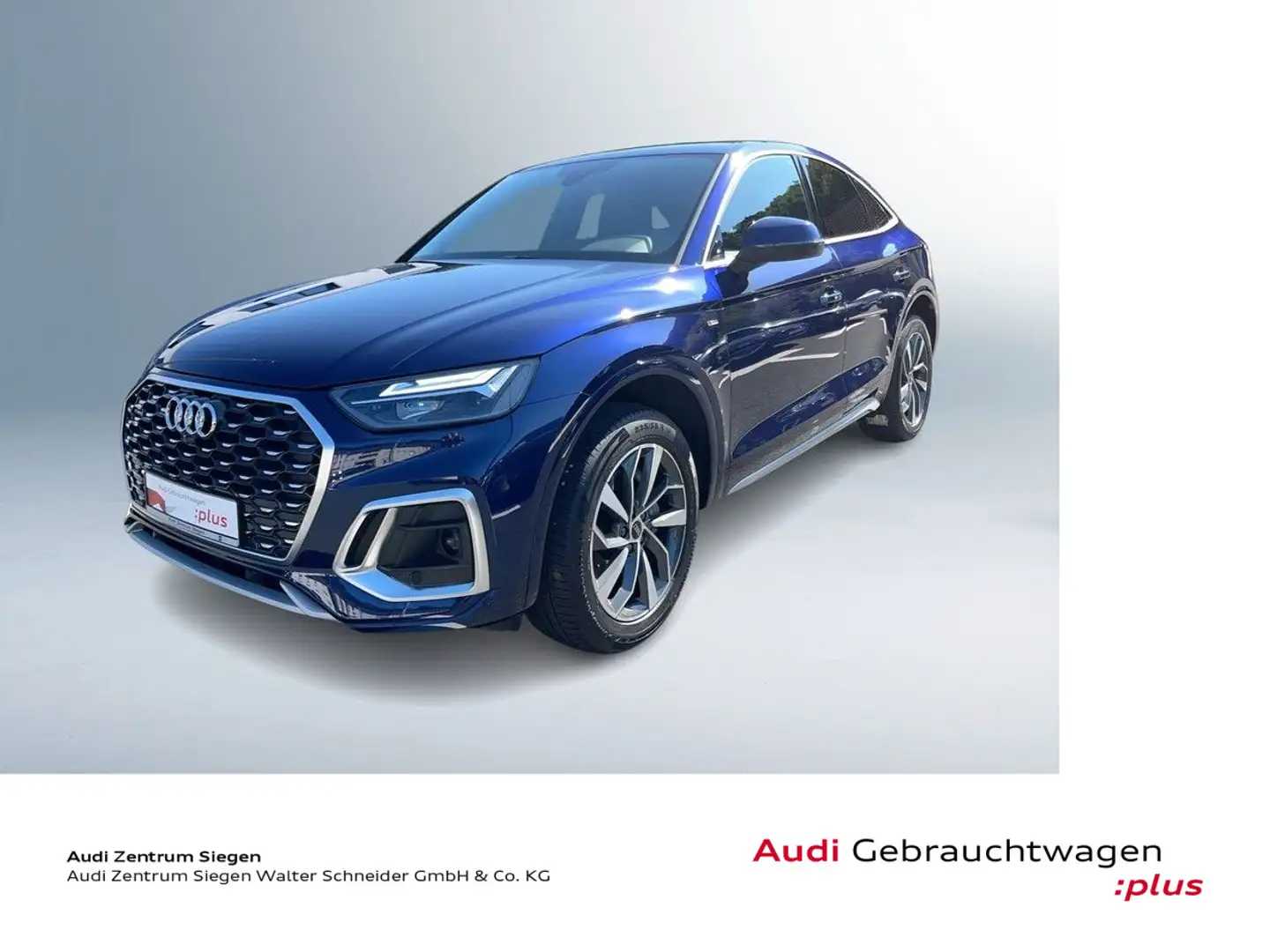 Audi Q5 40 TDI quattro 2x S Line Navi VC RF Blau - 1