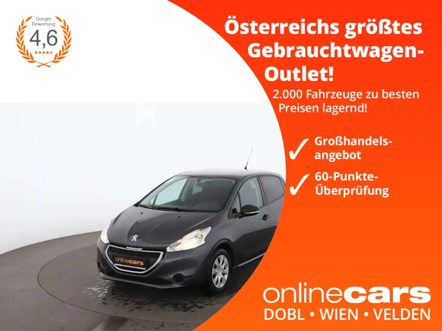 Peugeot 208 1.0 VTi PureTech 68 Access KLIMA-ANLAGE RADIO Gris - 1