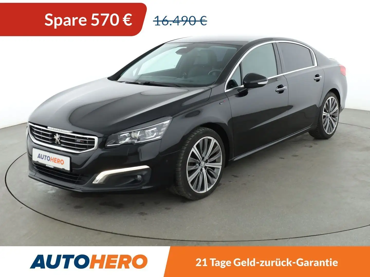 Peugeot 508 2.0 Blue-HDi GT Aut.*NAVI*TEMPO*PDC*SHZ*DAB* Zwart - 1