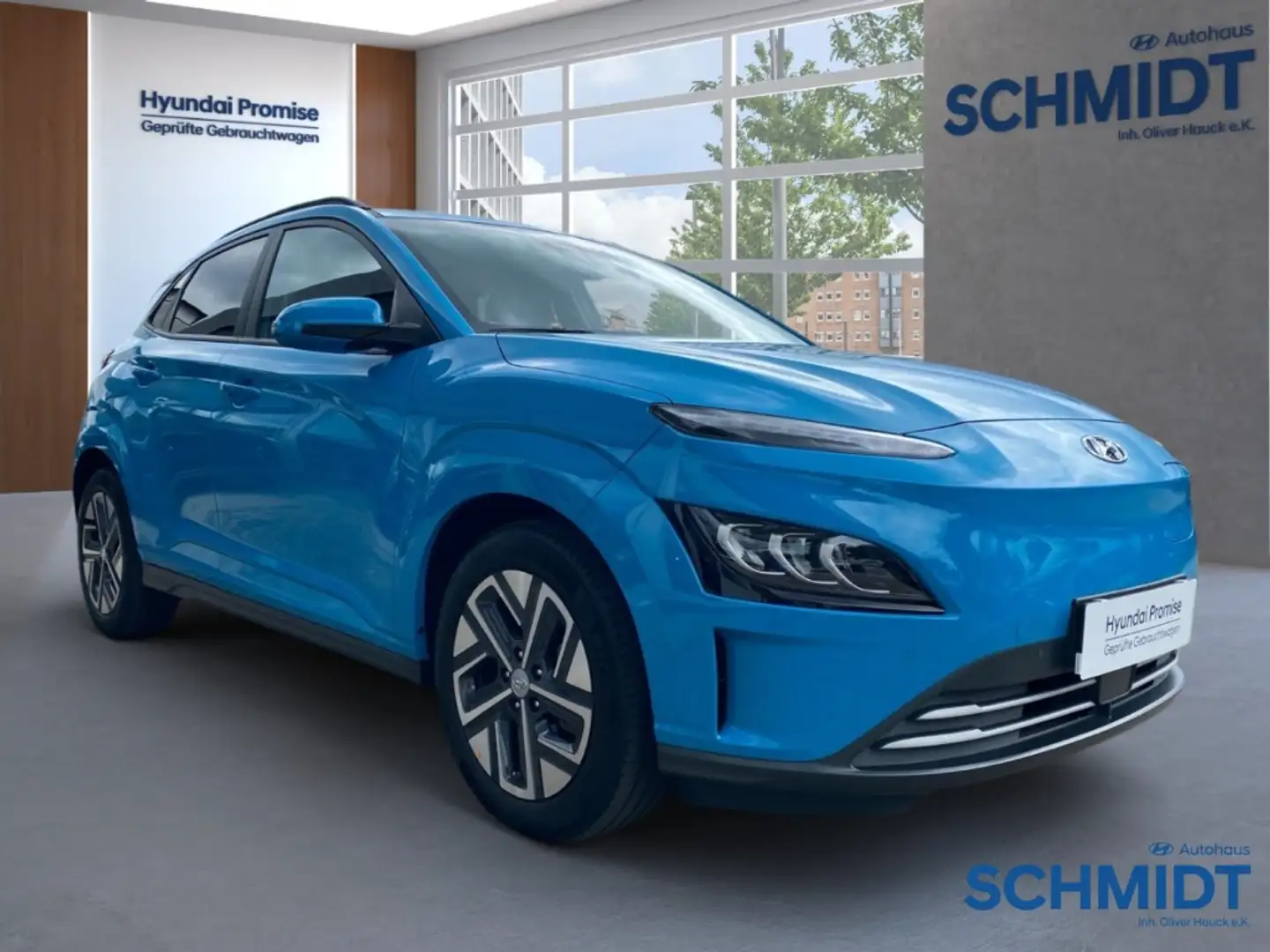 Hyundai KONA Prime Elektro 2WD HUD Navi Soundsystem LED ACC App Blau - 2