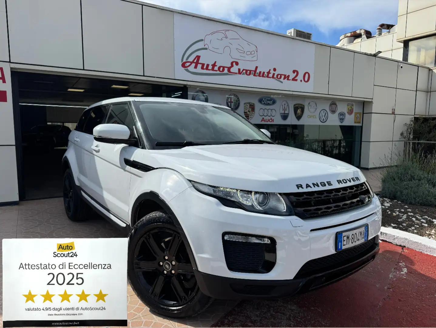 Land Rover Range Rover Evoque Range Rover Evoque 5p 2.2 td4 Dynamic 150cv Weiß - 1