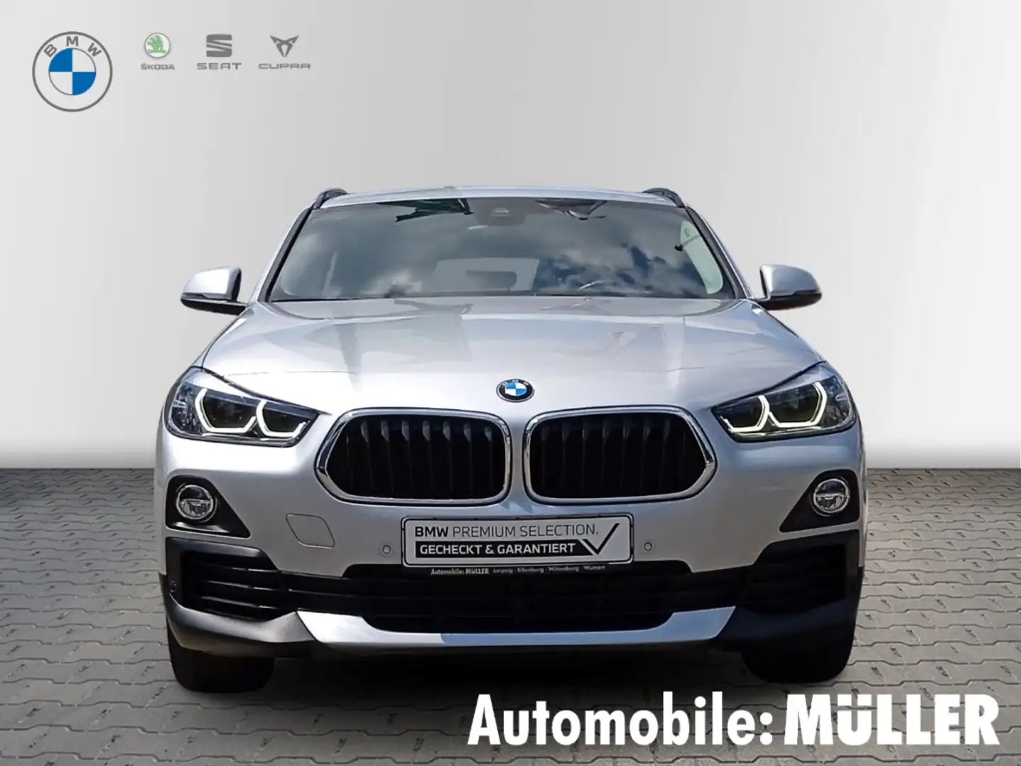 BMW X2 sDrive 18 d EU6d-T Navi LED Fahrerprofil SHZ Keyle Argent - 2