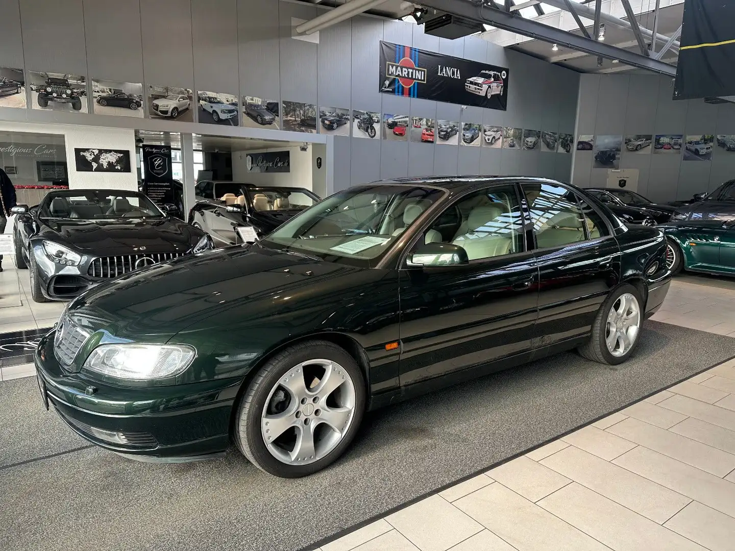 Opel Omega 3.0 V6 EDITION 2000 IRMSCHER ALU BEIGE XEN Verde - 2