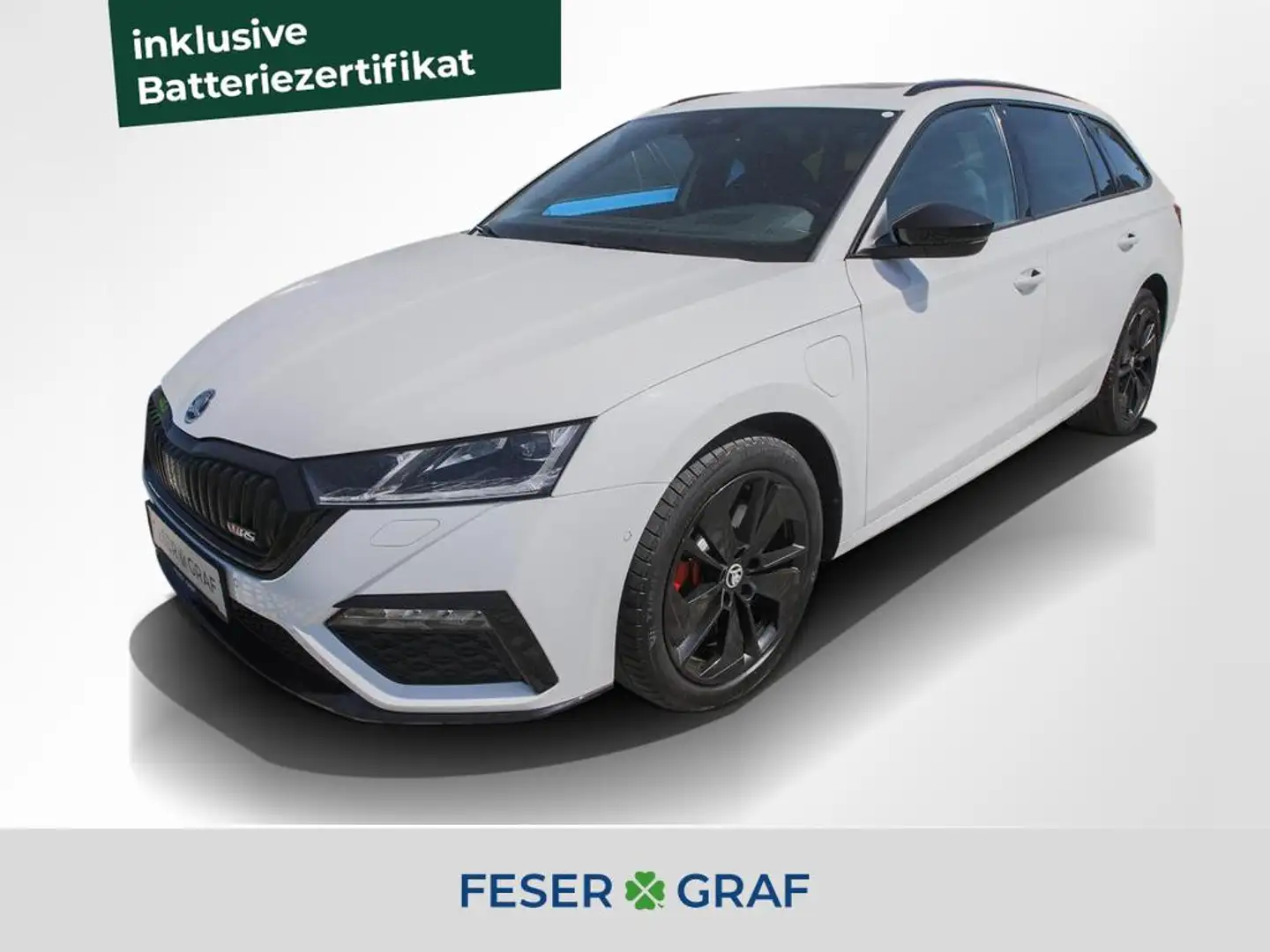Skoda Octavia 1.4 TSI e-Hybr. RS HuD LED Nav Pano RüKa Weiß - 1
