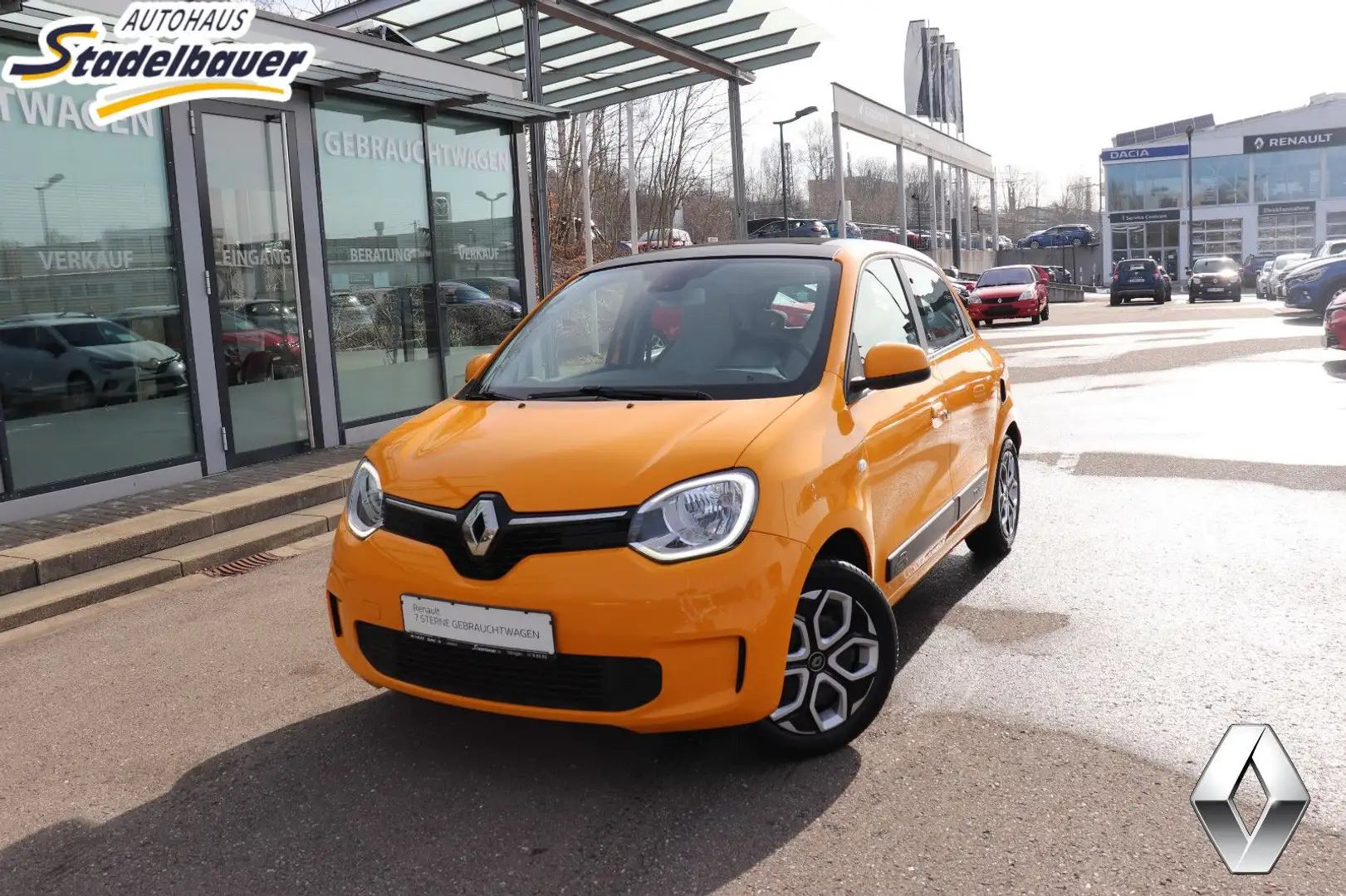 Renault Twingo Limited, Faltschiebedach, Klima Gelb - 1