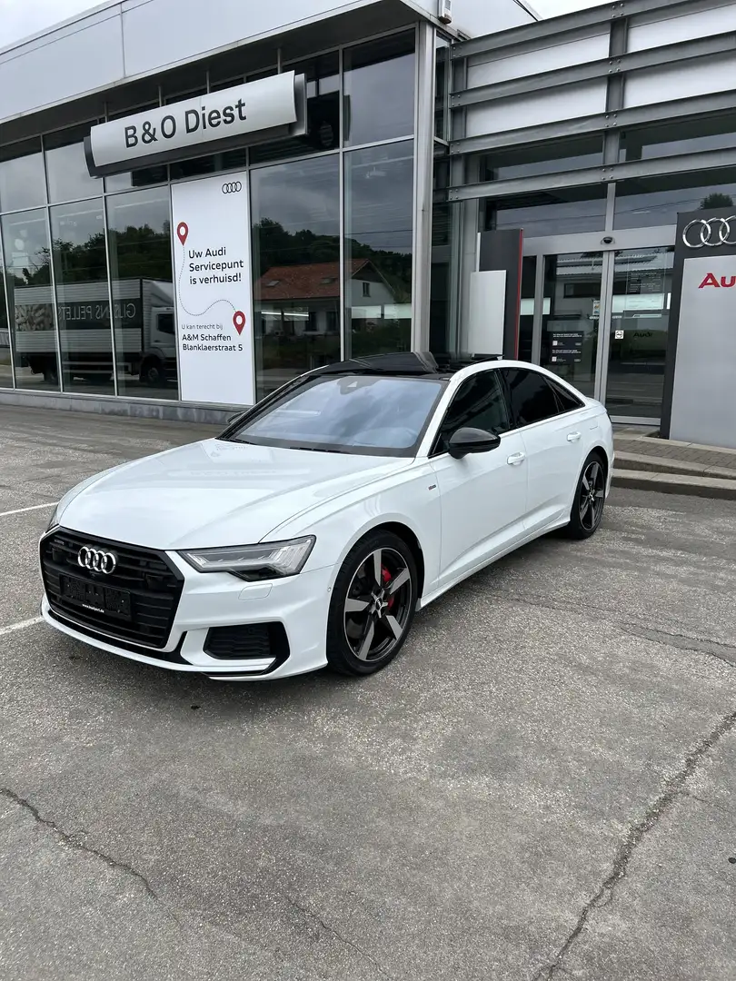 Audi A6 55 TFSI e quattro S tronic sport- 1 jaar GARANTIE Blanc - 2
