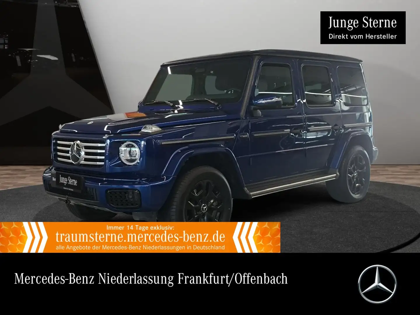 Mercedes-Benz G 450 d Exclusive Burmester 3D 360° Stdhzg Distr+ Bleu - 1