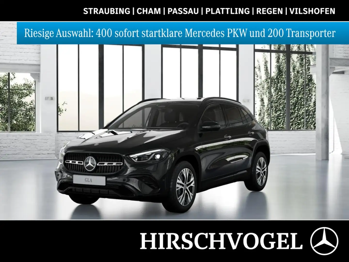 Mercedes-Benz GLA 180 Progressive Line+Night+AHK+DISTR+KEYLESS Schwarz - 1