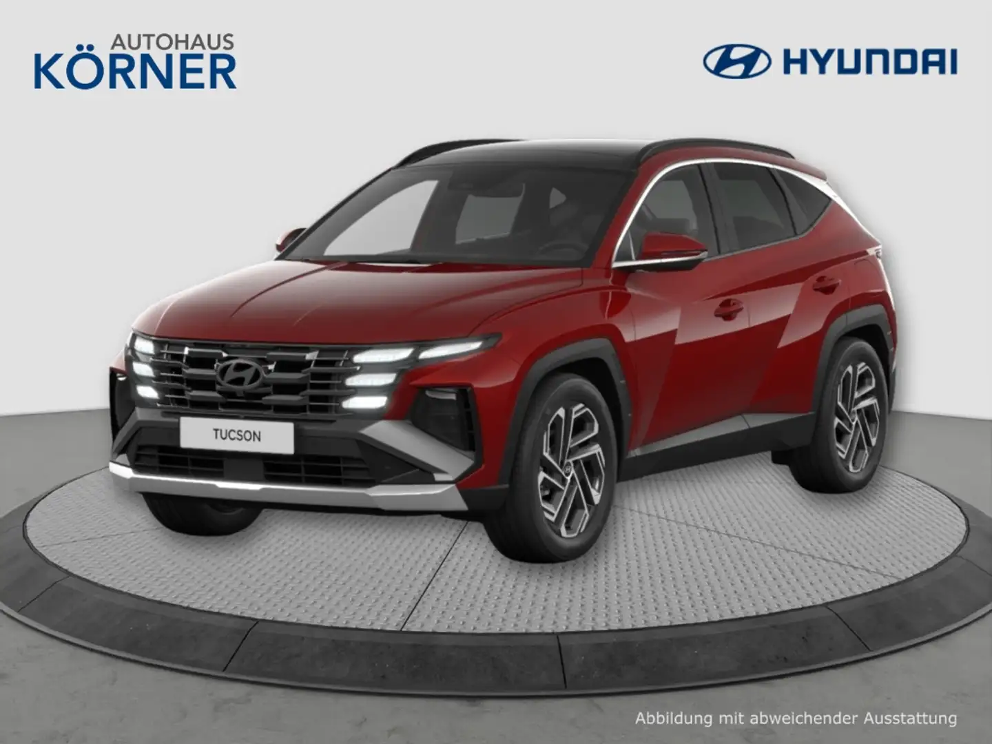 Hyundai TUCSON 1.6 T-GDI N Line 7-DCT SITZ-PAKET ASSISTENZ-PAKET Rood - 1