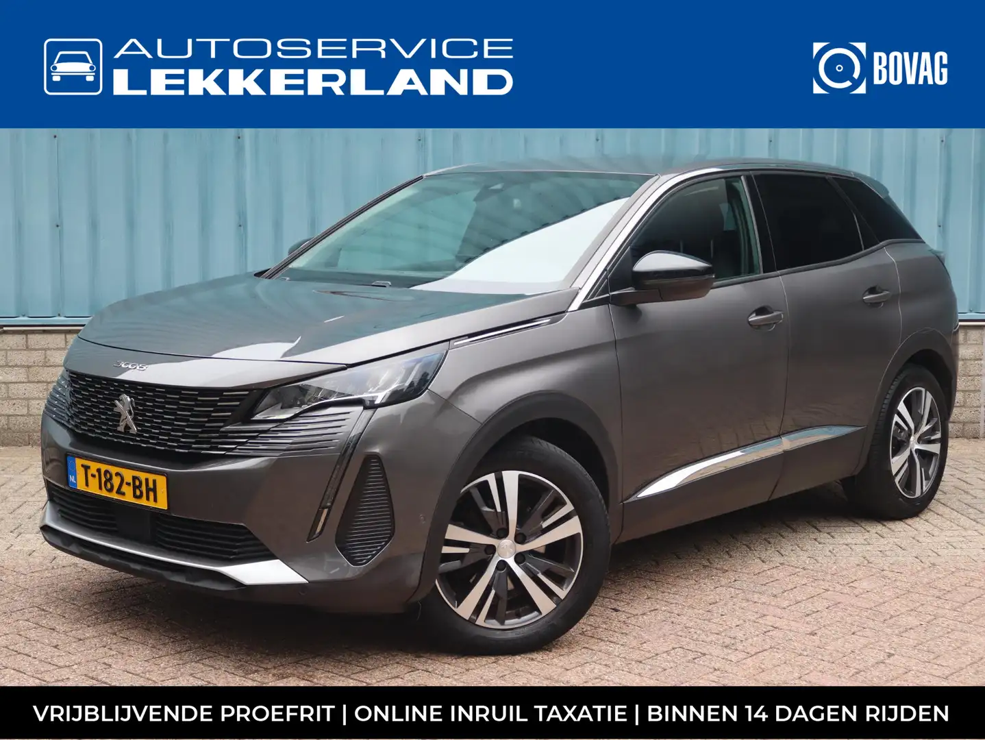 Peugeot 3008 SUV Allure 1.2 Turbo 130pk EAT8 AUTOMAAT | NAVI | Szary - 1