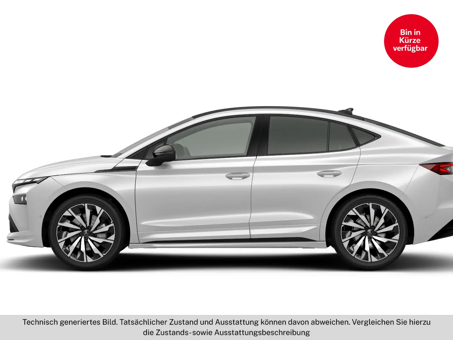 Skoda Enyaq Coupé Sportline 85x Weiß - 2