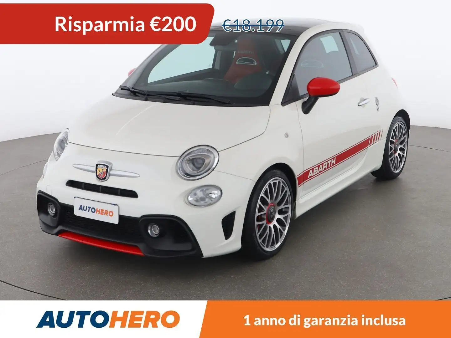 Abarth 595 1.4 Turbo Turismo Bianco - 1