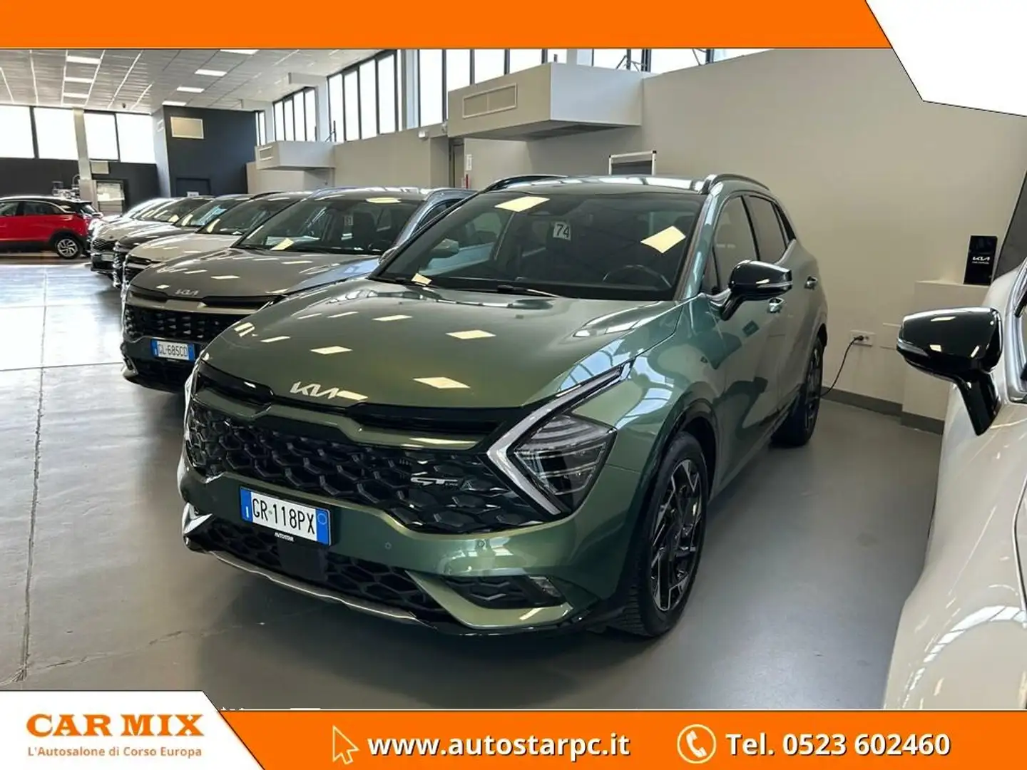 Kia Sportage 1.6 crdi mhev GT-line dct Verde - 1