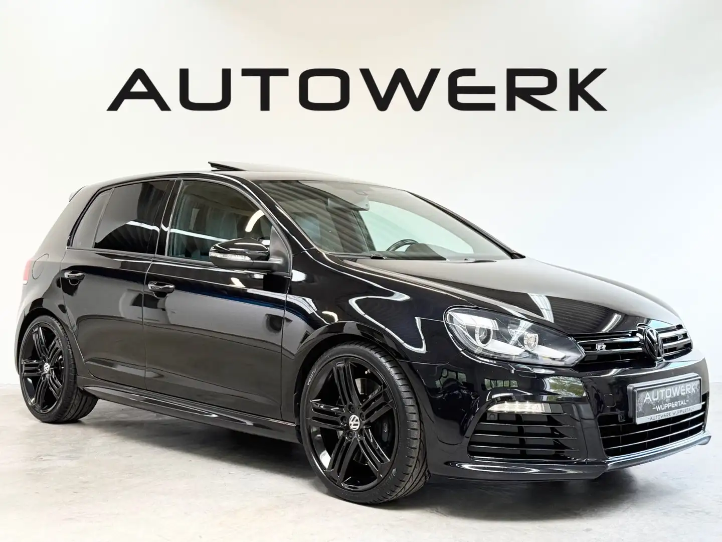 Volkswagen Golf VI R 4Motion*SCHIEBEDACH*LEDER* Zwart - 1
