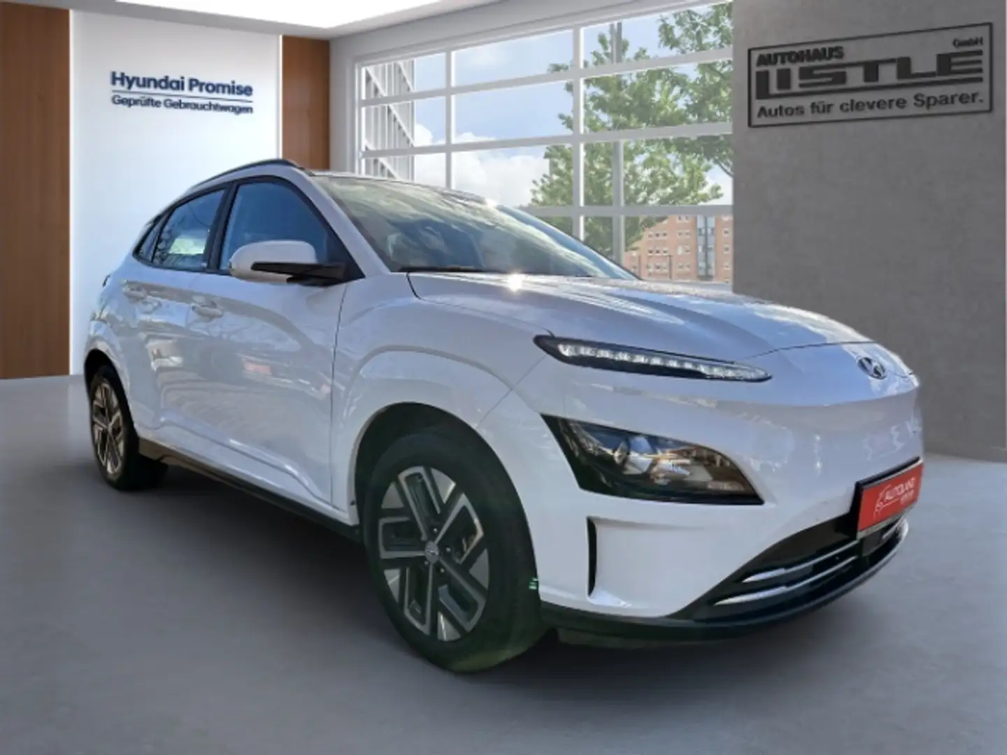 Hyundai KONA Select Elektro 2WD Carplay ACC Bluetooth Klimaauto Bianco - 2