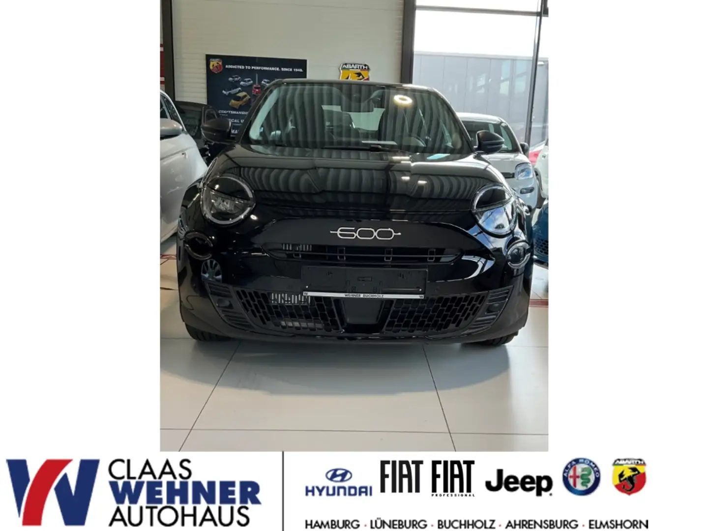 Fiat 600 Hybrid 125 Jahre SOndermodell Schwarz - 1