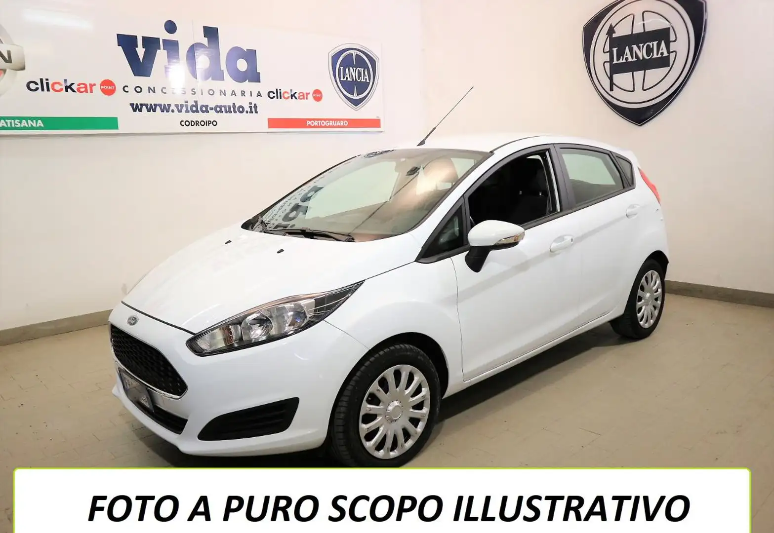 Ford Fiesta Fiesta 3p 1.2 Plus 60cv E6 Wit - 1