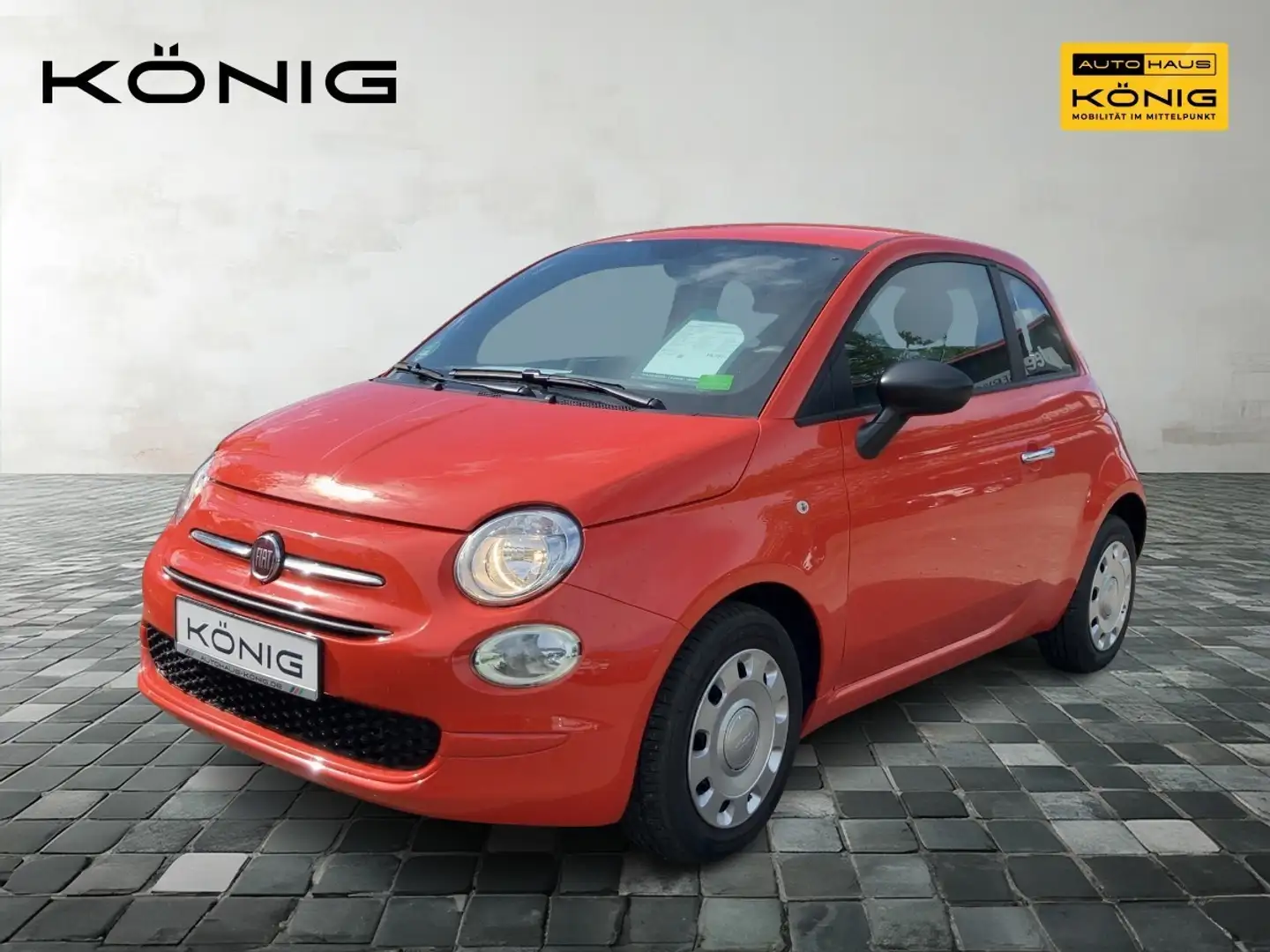 Fiat 500 1.0 Mild Hybrid Cult Klima*Tempomat*DAB+ Orange - 1