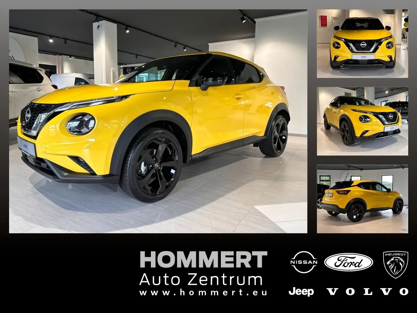 Nissan Juke 1.0 DIG-T (Euro-6d) Tekna Bose/Voll-LED Жовтий - 1