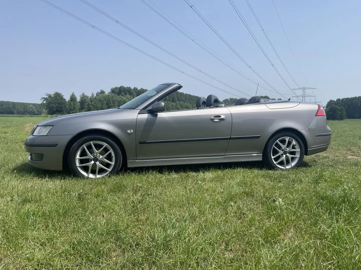 Saab 9-3 Cabrio 1.8t Vector Unieke staat, echte liefhebbers Grijs - 2