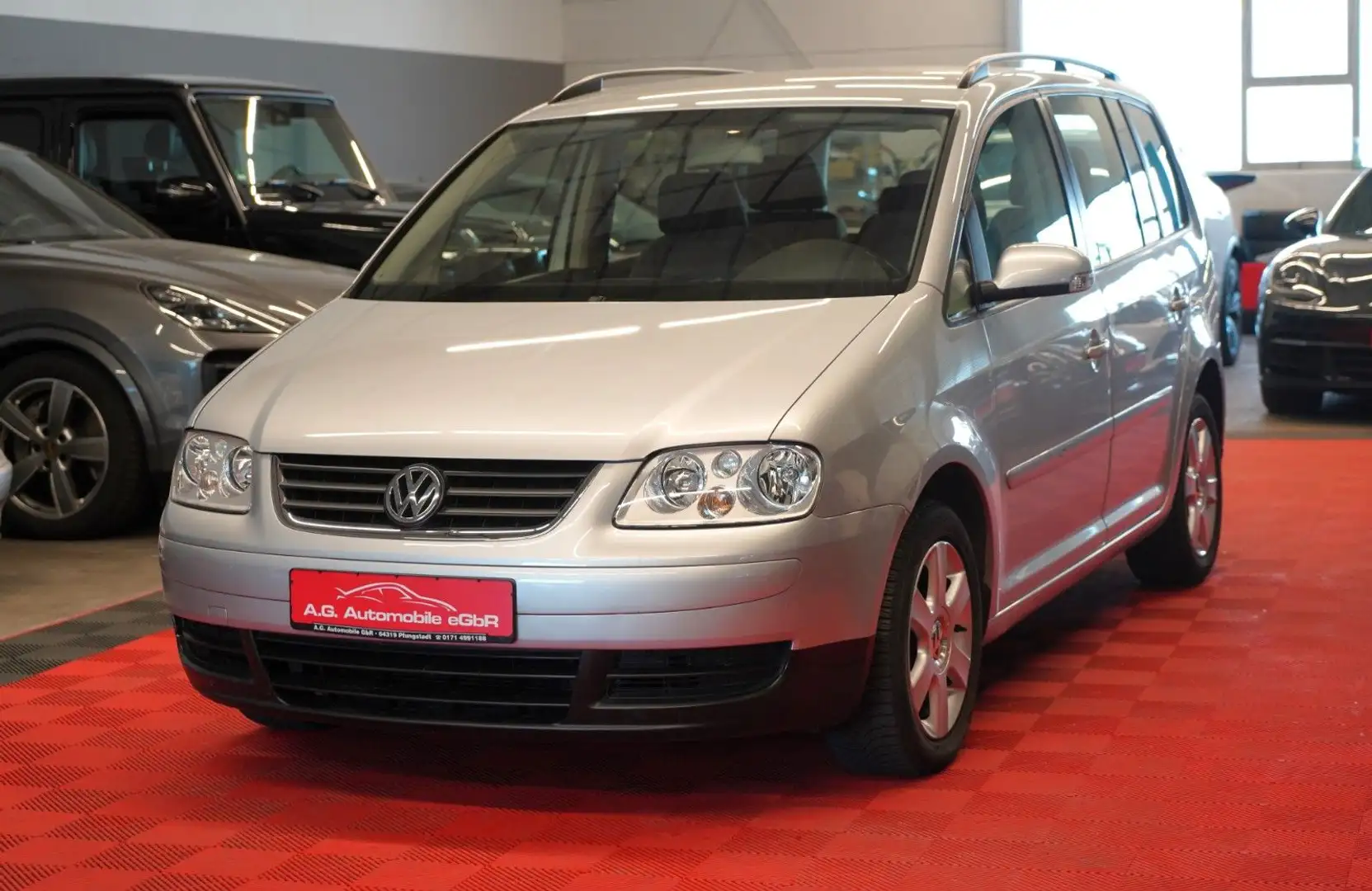 Volkswagen Touran 2.0 TDI 2.Hand*6Gang*Zahnriemen ern* Plateado - 1