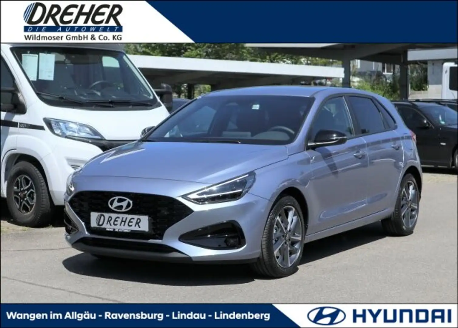 Hyundai i30 i30 1.0 T-GDI 7-DCT Advantage 100 PS Navi/Klima Blau - 1