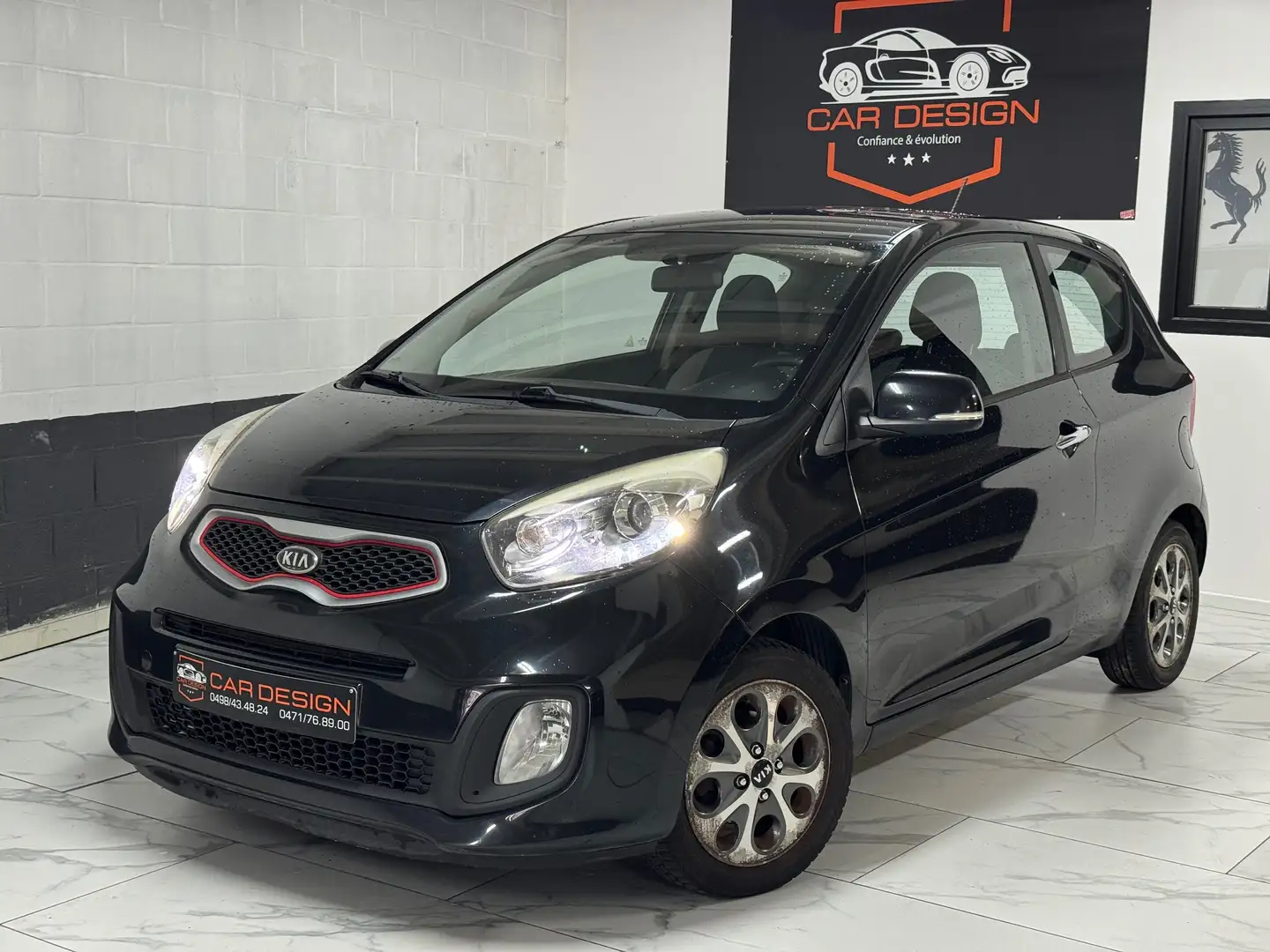 Kia Picanto 1.0i / 2011 / eu5 / 125.000km / garantie.. Noir - 1