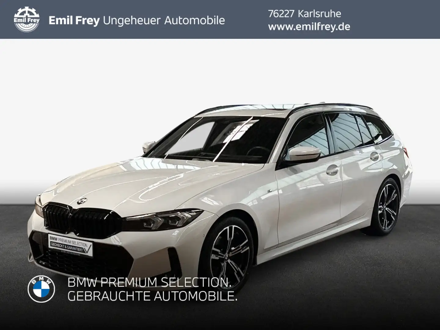 BMW 320 i Touring Aut. Sportpaket Pano HiFi Weiß - 1