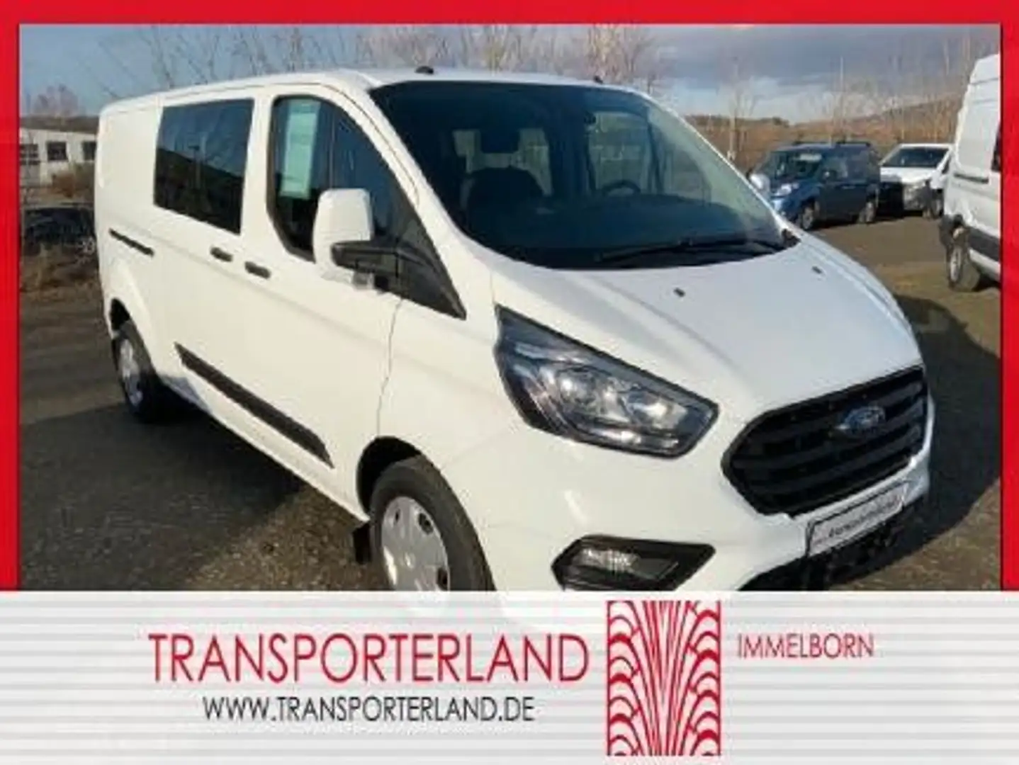 Ford Transit Custom 300 L2 Mixto Trend 5-Sitze+Klima+ Blanc - 1