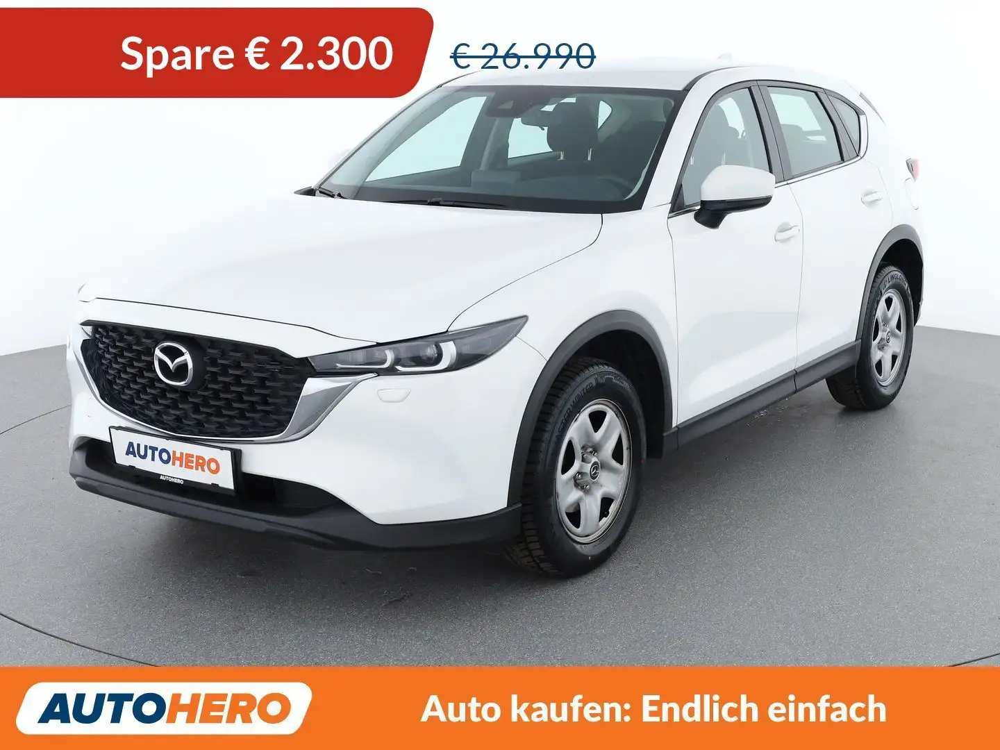 Mazda CX-5 2.0 SKYACTIV-G Mild-Hybrid Prime-Line 2WD Weiß - 1