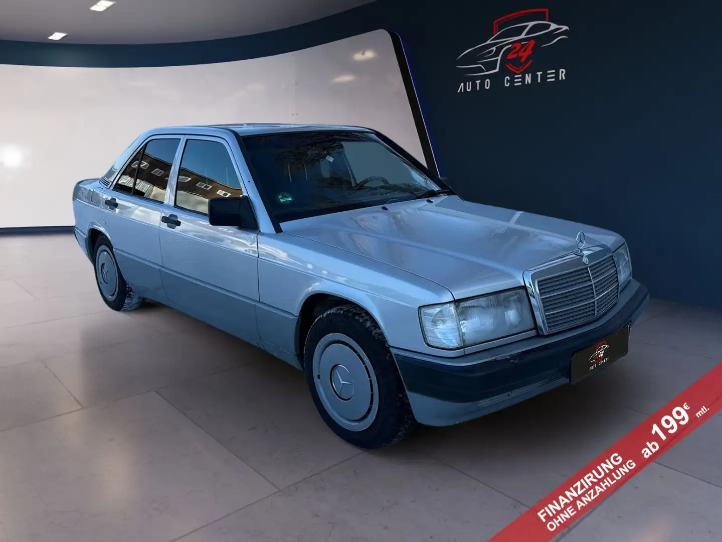Mercedes-Benz 190 W201/ 1.8/Automatik/TÜV/H-Kennzeichen Silber - 1