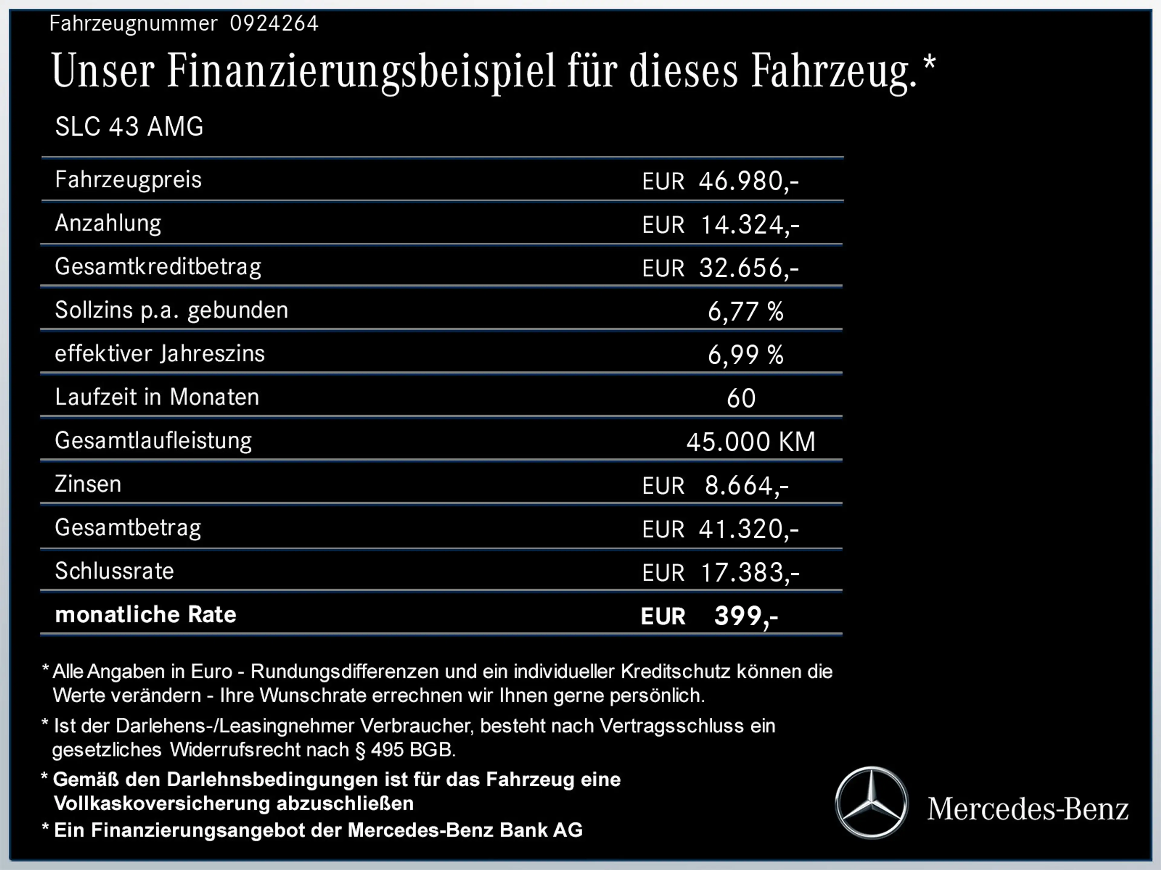 Mercedes-Benz SLC 43 AMG SLC 43 NIGHT*MAGIC SKY*KAM*HARMAN*DISTR*LED*COMA — photo 13