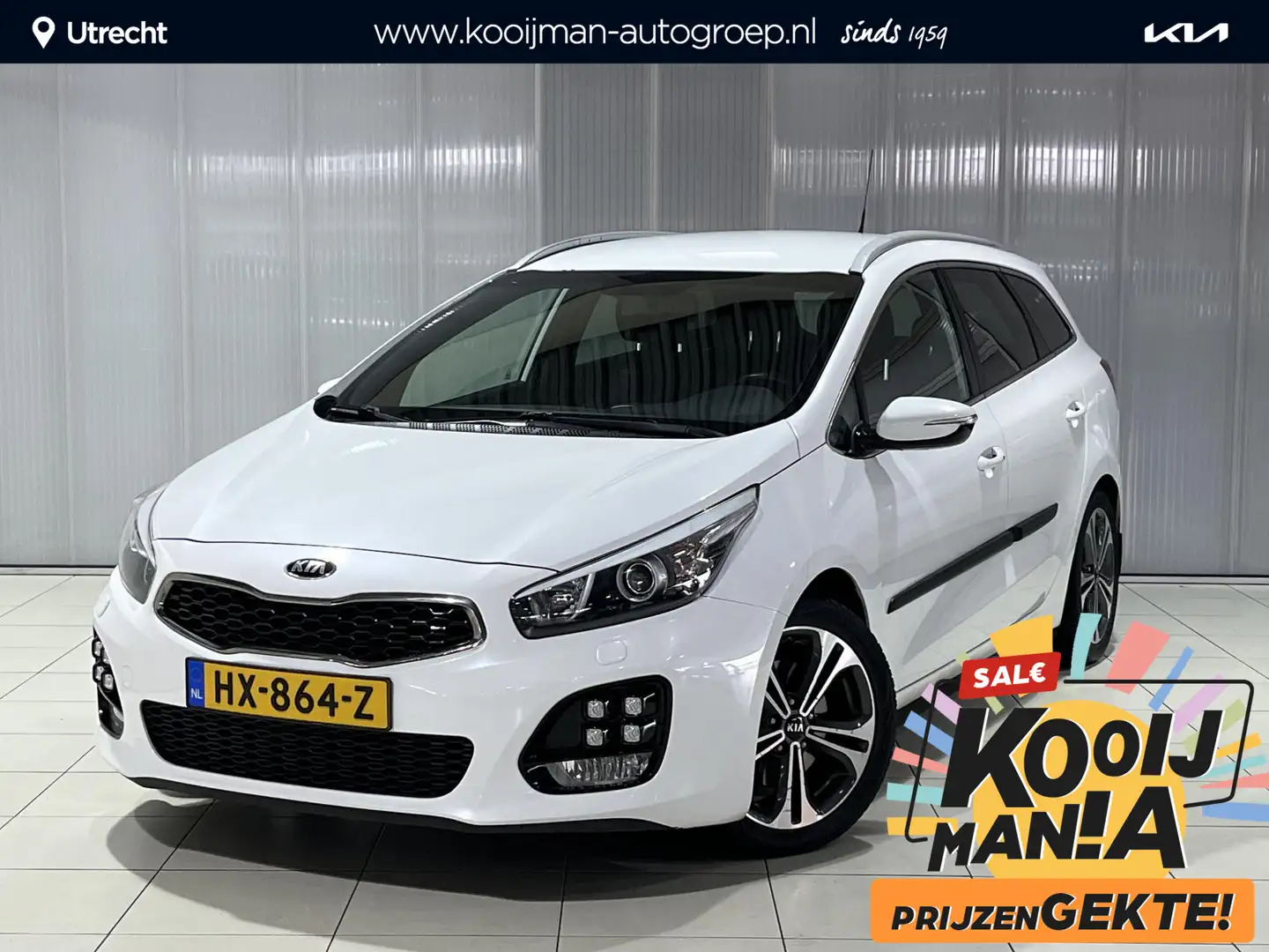 Kia Ceed SW / cee'd SW Sportswagon 1.0 T-GDi GT-Line Trekhaak, Navigatie, Wit - 1