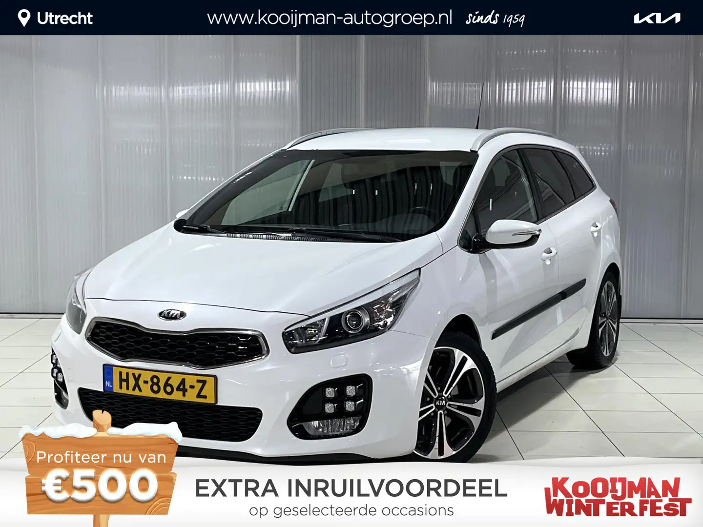 Kia Ceed SW / cee'd SW Sportswagon 1.0 T-GDi GT-Line Trekhaak, Navigatie, Blanc - 1