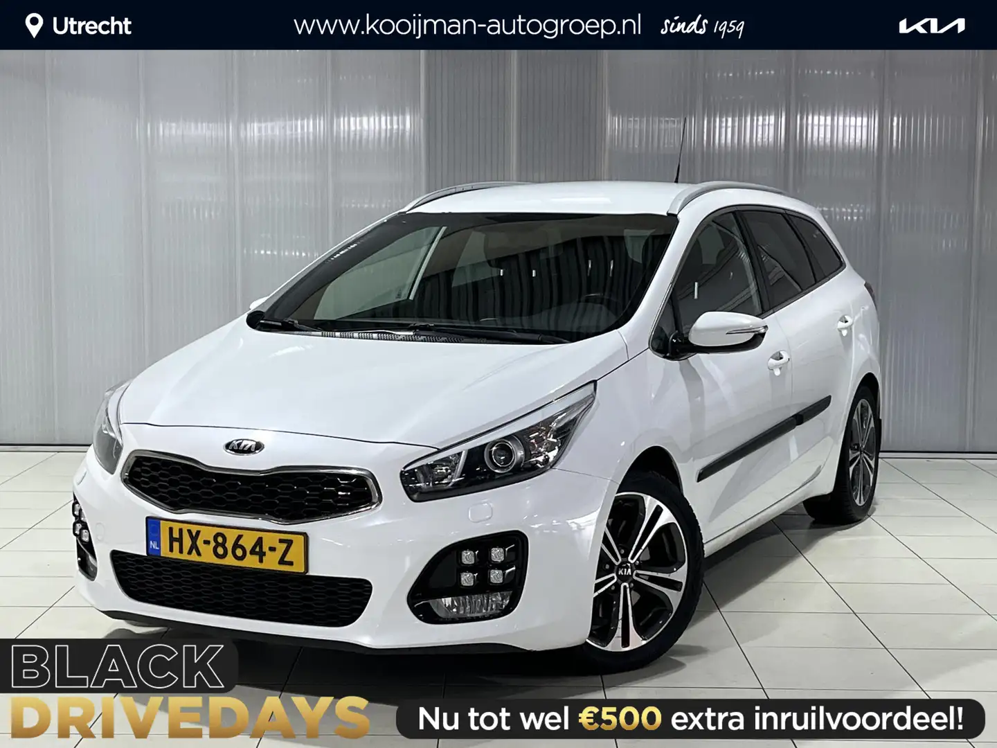 Kia Ceed SW / cee'd SW Sportswagon 1.0 T-GDi GT-Line Trekhaak, Navigatie, Blanc - 1