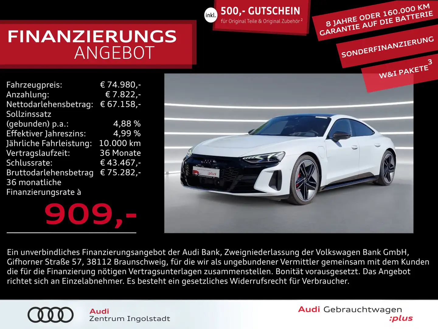 Audi RS e-tron GT LASER CARBON Sportsitze-pro NP:174T Gris - 1