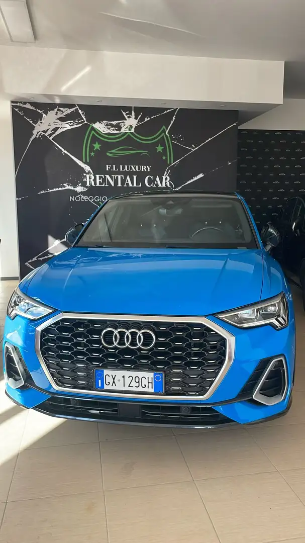 Audi Q3 Q3 35 2.0 tdi S line edition quattro s-tronic Bleu - 1