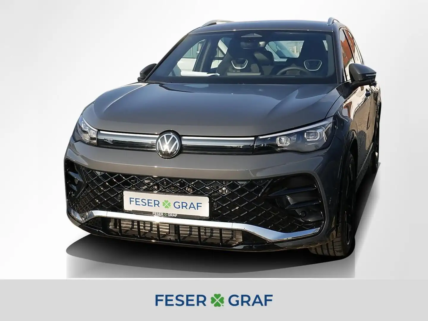 Volkswagen Tiguan 1.5 eTSI R-Line DSG 360° ACC AHK Sitzh. Grau - 1