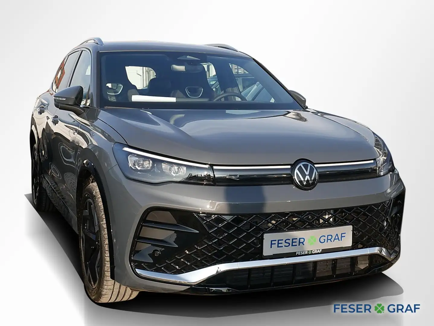 Volkswagen Tiguan 1.5 eTSI R-Line DSG 360° ACC AHK Sitzh. Grau - 2