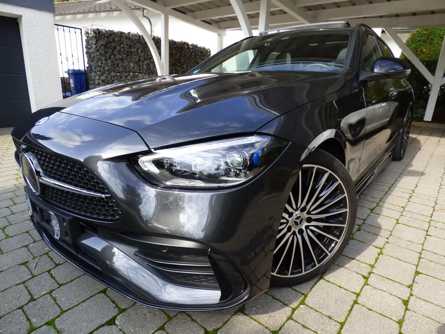 Mercedes-Benz C 300 T AMG*Bi-Color Leder*Pano*MATRIX* Gris - 1