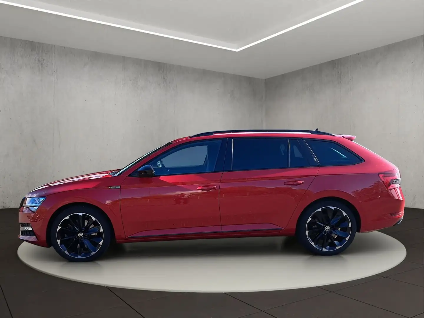 Skoda Superb Combi Sportline Rot - 2