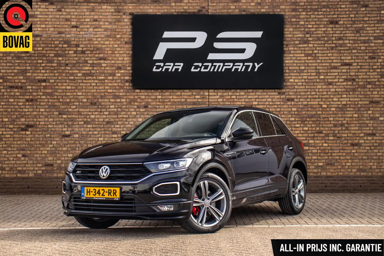 Volkswagen T-Roc 1.5 TSI Sport Business R, Half Leder, ACC Zwart - 1