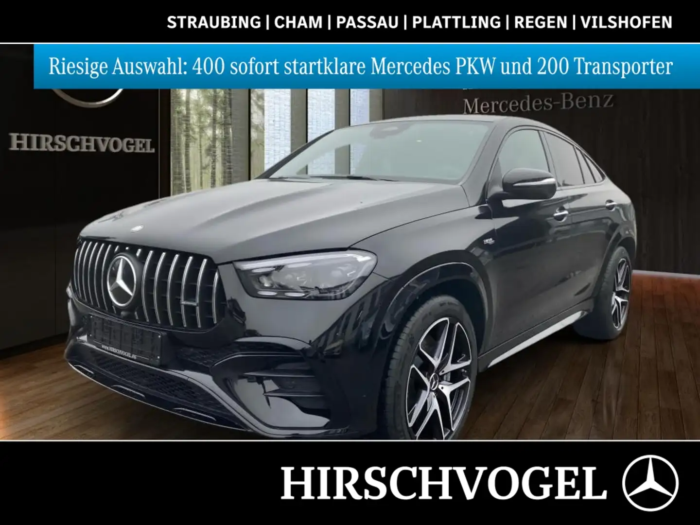 Mercedes-Benz GLE 53 AMG 4M+ Night+Pano+AHK+DISTRO+HUP+KEYLESS Noir - 1