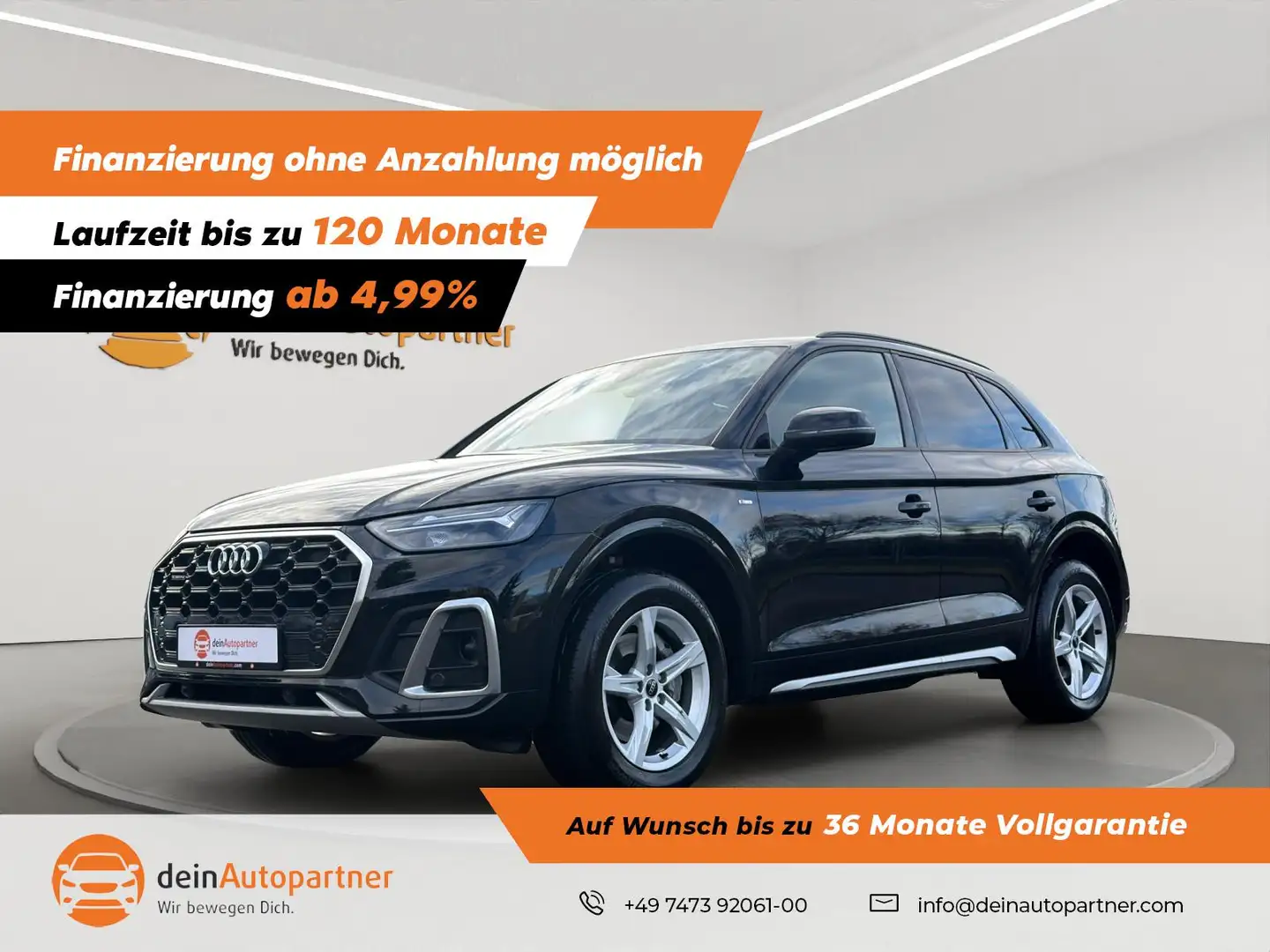 Audi Q5 40 TDI quattro S line LED/LEDER/PANO/VIRTUAL COCKP Schwarz - 1