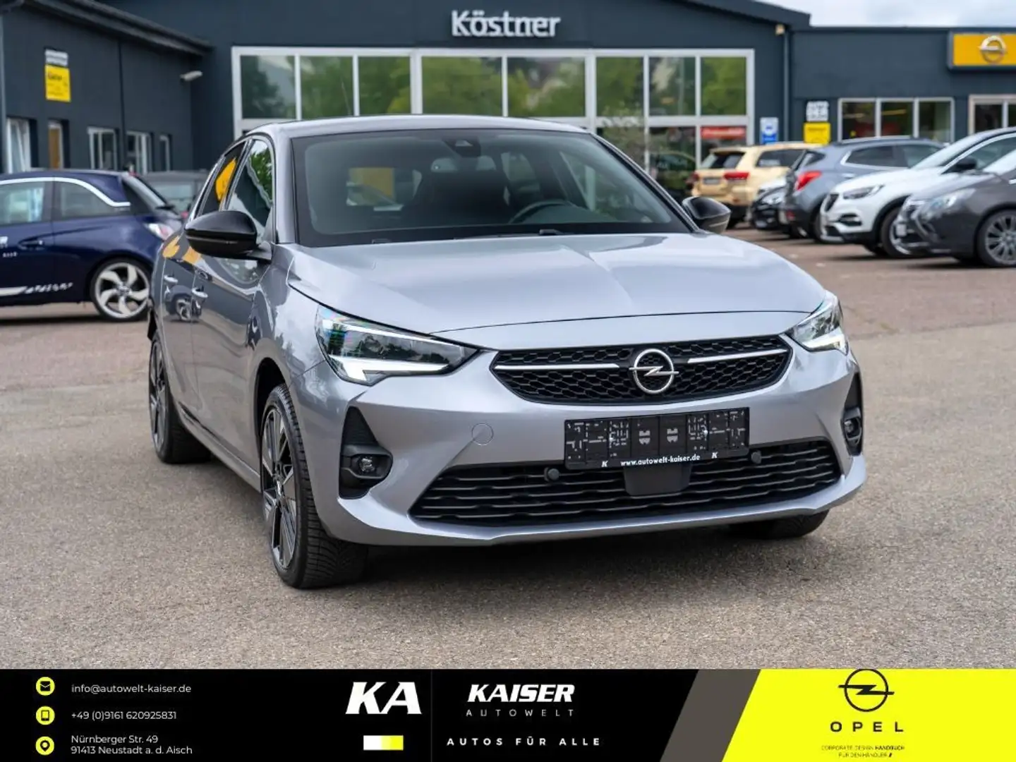 Opel Corsa F e Ultimate*LED*APPLE*ANDROID*NAVI* Grau - 1