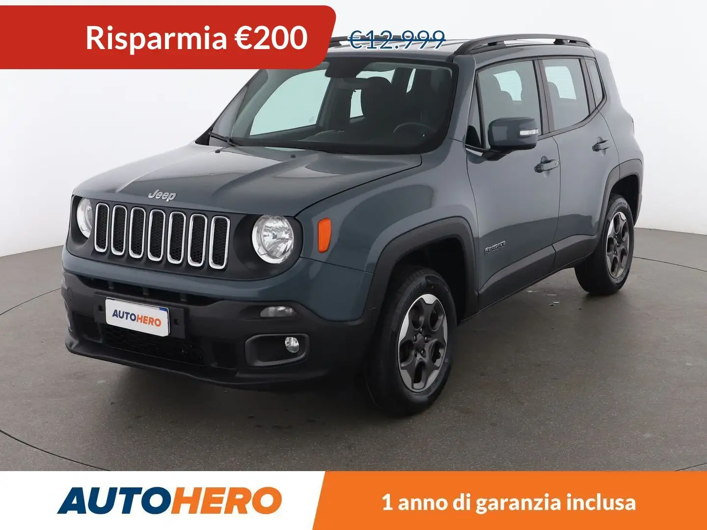 Jeep Renegade 2.0 M-Jet Longitude 140CV 4WD Gri - 1