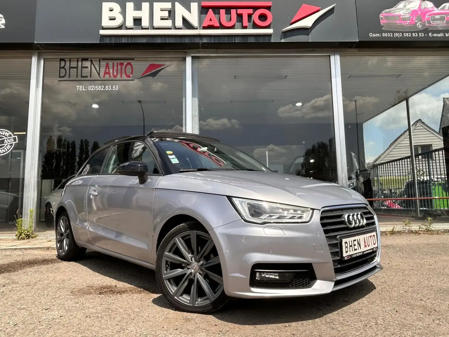 Audi A1 Sportback 1.0 TFSI Sport/S-Line/Toit Pano/Xenon Grijs - 1