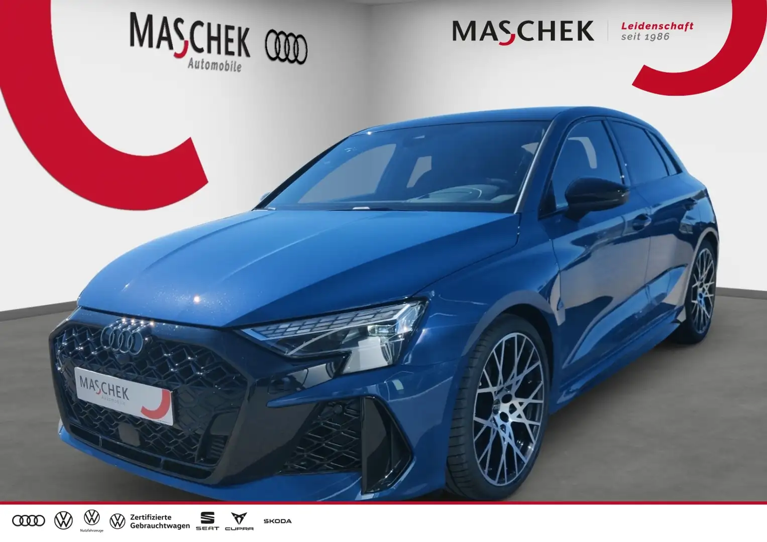 Audi RS3 Sportback UPE: 84.430.- 5JGar 280 AdaptFwk Pano Hu Blau - 1