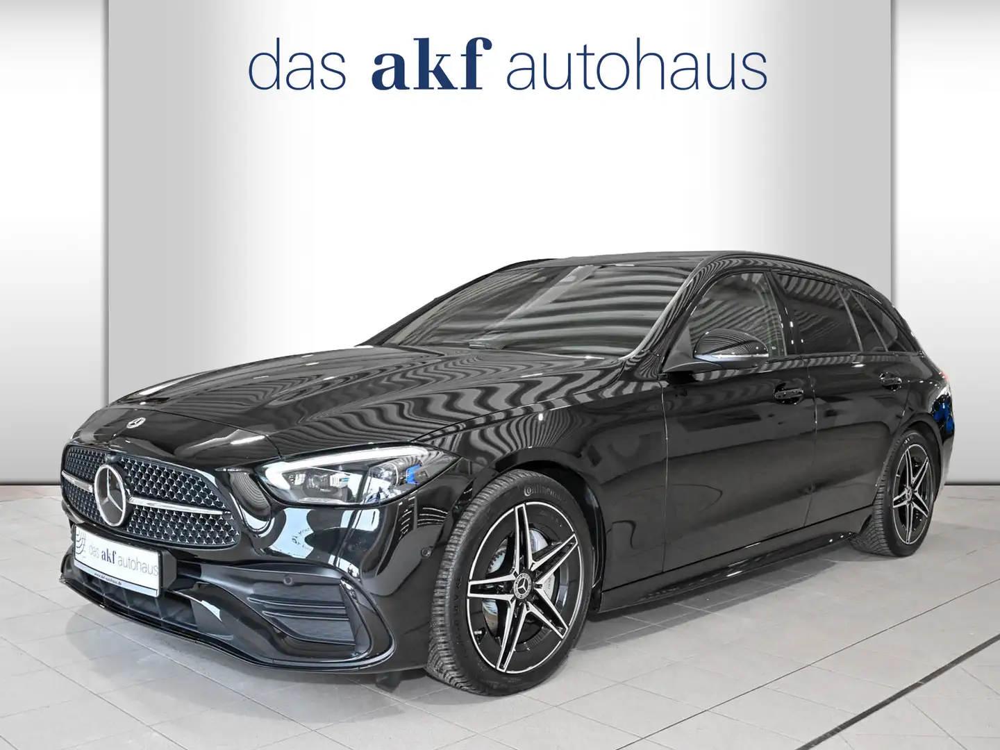 Mercedes-Benz C 180 T Aut. Edition AMG Line-Navi*AHK*360° Kamera Schwarz - 1