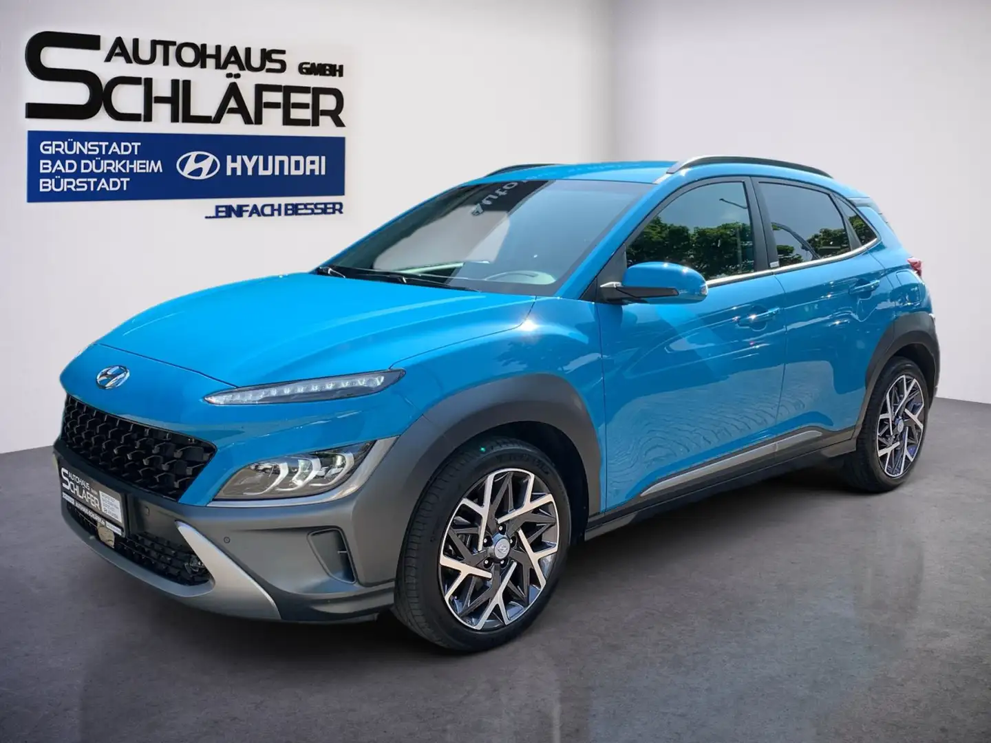 Hyundai KONA KONA 1.6 GDI Prime Hybrid Navi LED Blau - 1